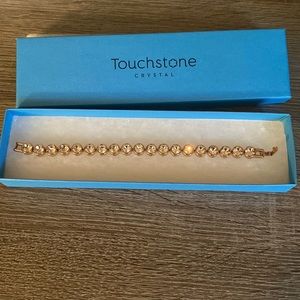 Touchstone Crystal Ice Bracelet-rose gold